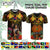 Custom Photo Papua New Guinea Provinces T Shirt Flag With Polynesian Tropical Flowers CTM14 - Polynesian Pride