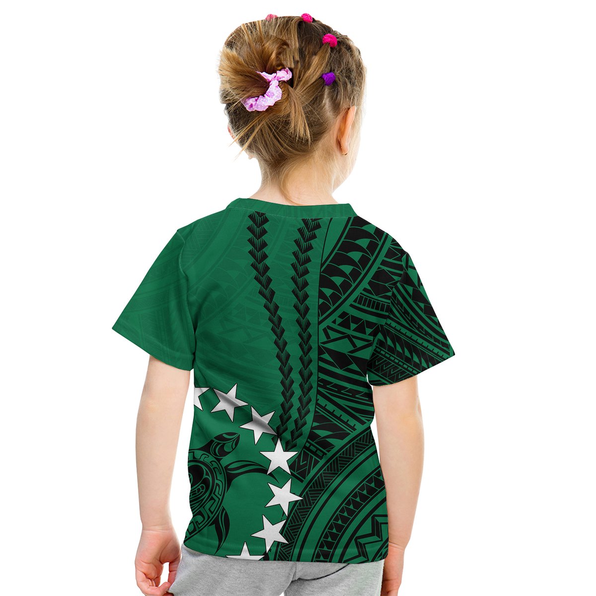 Cook Islands Mitiaro Polynesian T Shirt KID LT6 - Polynesian Pride