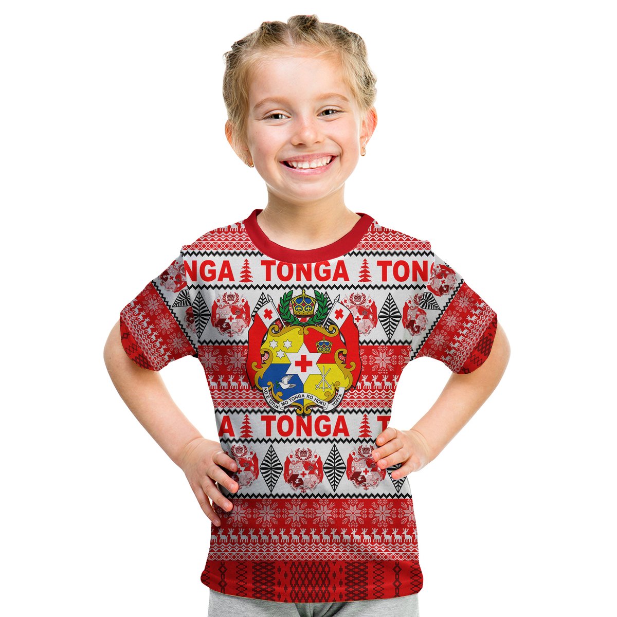 Tonga Christmas T Shirt KID 2022 LT6 Youth XL Size14 - Polynesian Pride