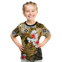 (Custom Personalised) Hammerhead Shark T Shirt Kid Hawaii Style Gold LT6 Youth XL Size14 - Polynesian Pride