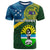 Custom Solomon Islands Provinces T Shirt Coat Of Arms With Flag Unique Version CTM14 - Polynesian Pride