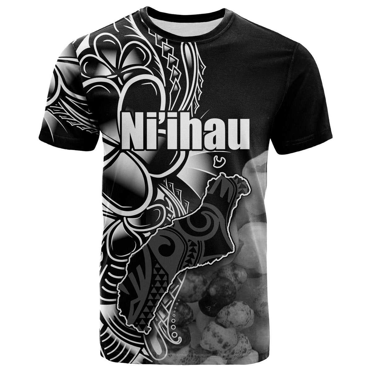 (Custom Personalised) Hawaiian Islands T Shirt Kid NiIhau LT6 Youth XL Size14 - Polynesian Pride
