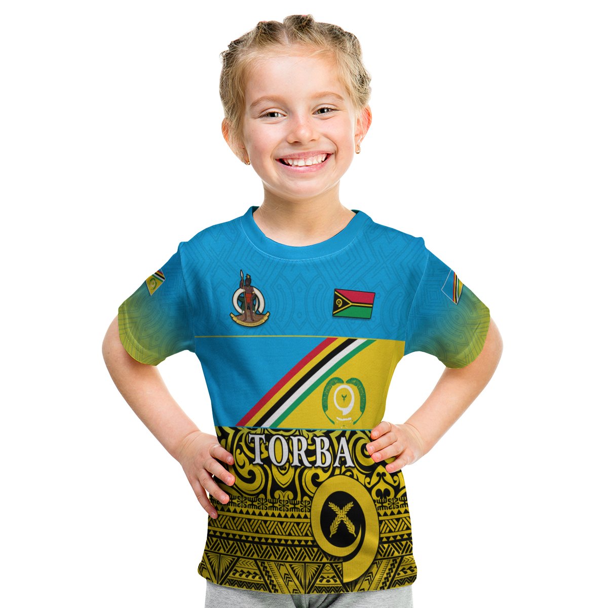 Torba Province T Shirt Kid Vanuatu Proud LT13 Youth XL Size14 - Polynesian Pride