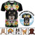 Custom Photo Polynesian Funny Dog T Shirt Tropical Flower CTM09 - Polynesian Pride