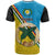 Torba Province Custom T Shirt With Photo Vanuatuan Boar's Tusk Flag Multicolored CTM09 - Polynesian Pride