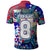 Samoa Polo Shirt Custom Manu Samoa Rugby 2023 Humpback Whale Hexagon Tribal Tropical Style - Polynesian Pride