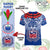 Custom Samoa Rugby V-Neck T Shirt Custom Text And Number With Toa Samoa, Manu Samoa And Manu Samoa 7s Logo CTM14 - Polynesian Pride