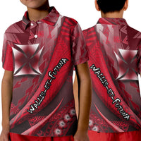 Wallis et Futuna Polo Shirt Artsy Style Special LT9 Kid Special - Polynesian Pride
