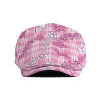 Alaka Aloha Hawaii Jeff Hat Plumeria Lei With Palaka Motif - Polynesian Pride