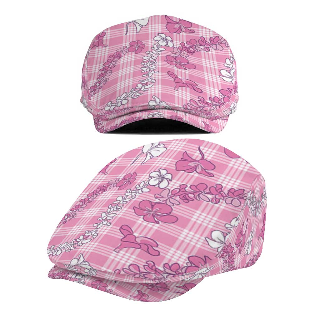 Alaka Aloha Hawaii Jeff Hat Plumeria Lei With Palaka Motif - Polynesian Pride