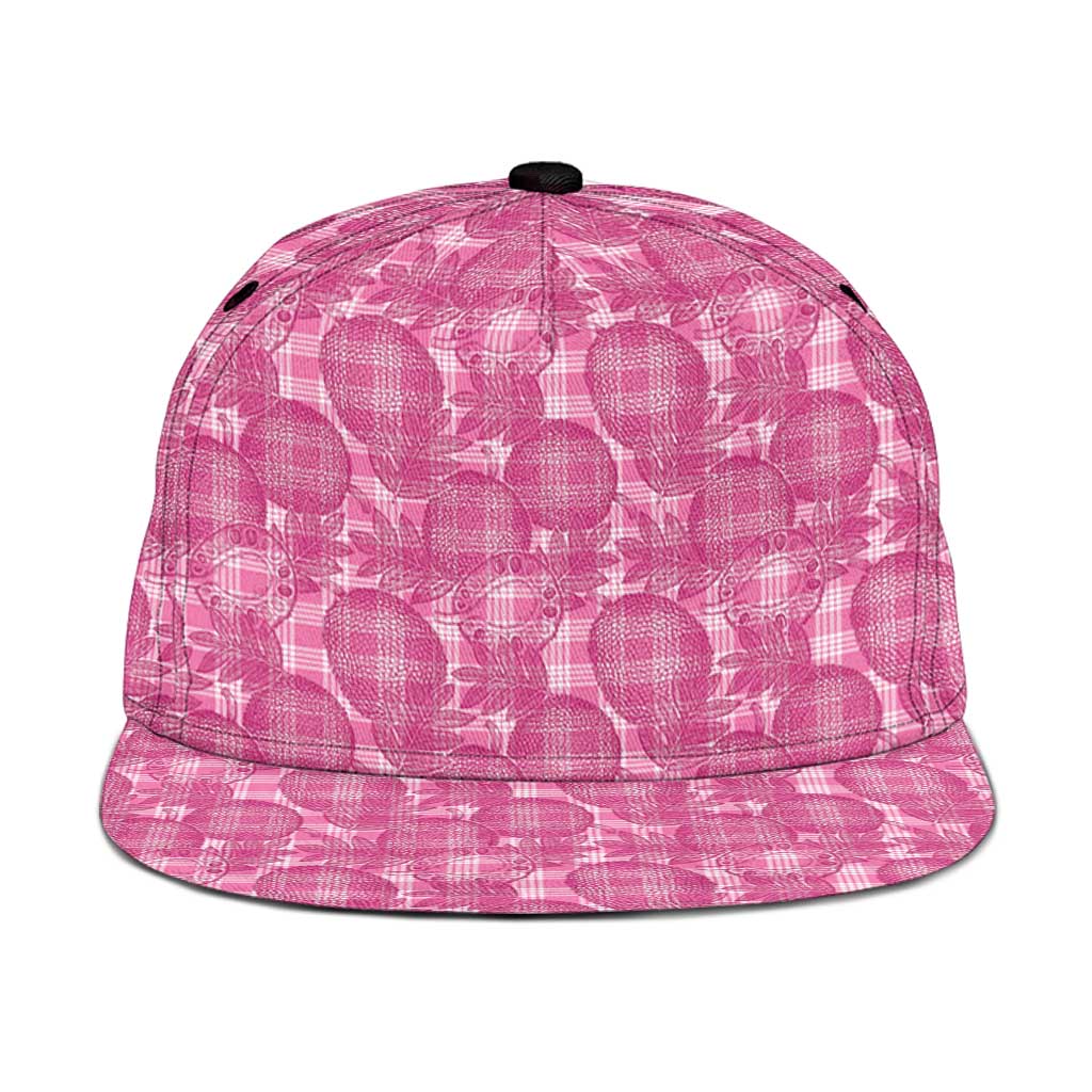 Alaka Hawaii Breadfruit Palaka Motifs Snapback Cap