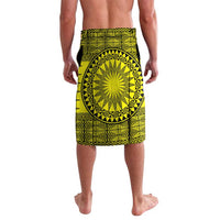 All Yellow Tonga Malo e lelei Lavalava Vintage Ngatu Tribal Pattern - Polynesian Pride