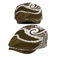Aloha Hawaii Kalo Pikake Lei Jeff Hat Chest Tattoo Gold Hawaiian Pattern