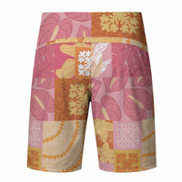 Aloha Hawaii Quilt Floral Patchwork Style Board Shorts LT14 - Polynesian Pride