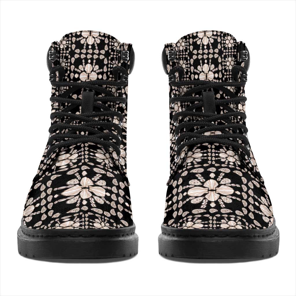 Aloha Hawaii Shell Quilt All Season Boots Seamless Style - Polynesian Pride