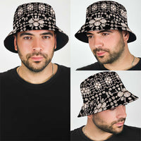 Aloha Hawaii Shell Quilt Bucket Hat Seamless Style - Polynesian Pride