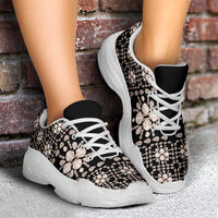 Aloha Hawaii Shell Quilt Chunky Sneakers Seamless Style - Polynesian Pride