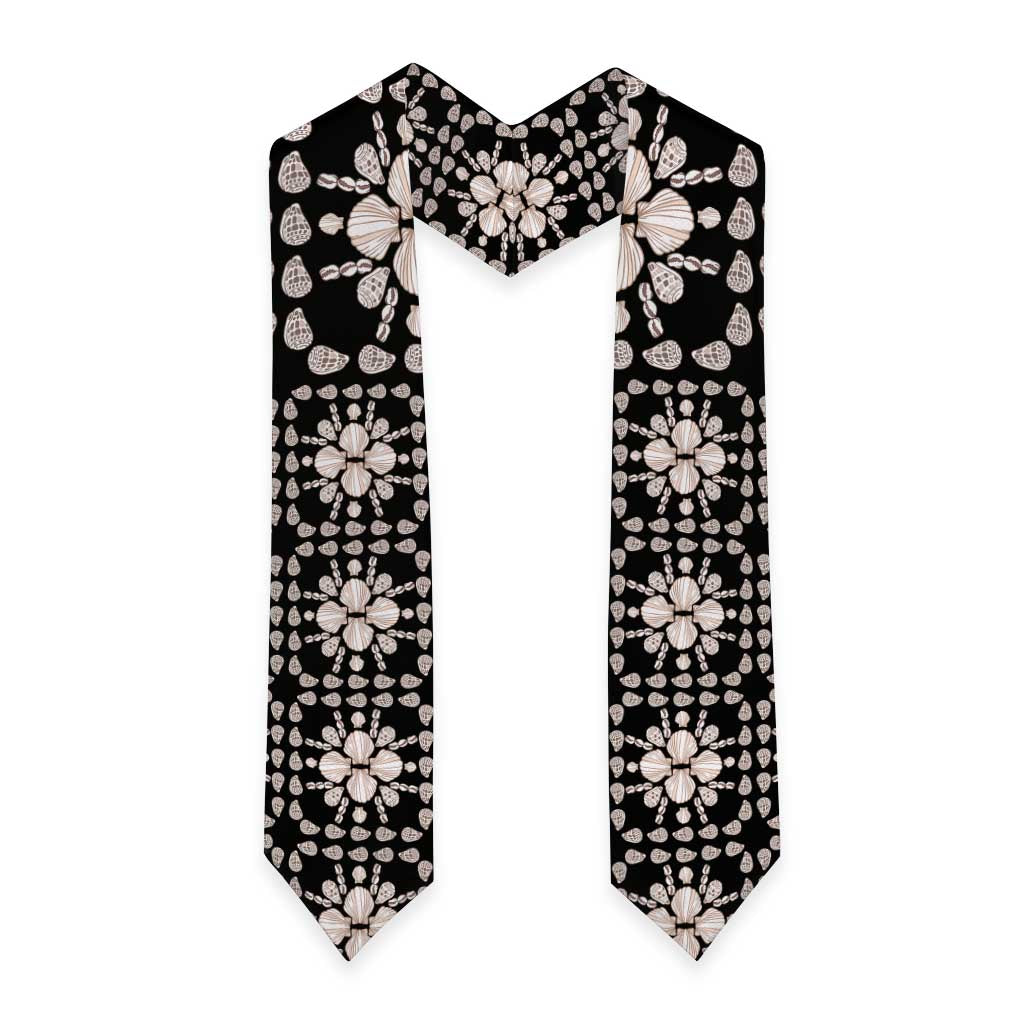 Aloha Hawaii Shell Quilt Graduation Stole Seamless Style - Polynesian Pride