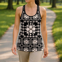 Aloha Hawaii Shell Quilt Hollow Tank Top Seamless Style - Polynesian Pride