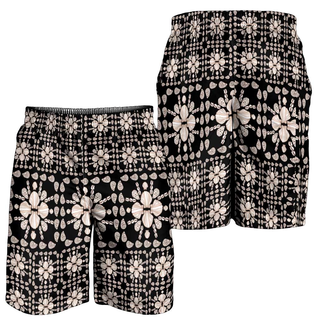 Aloha Hawaii Shell Quilt Shorts for Men Seamless Style - Polynesian Pride