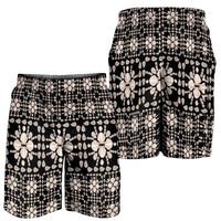 Aloha Hawaii Shell Quilt Shorts for Men Seamless Style - Polynesian Pride