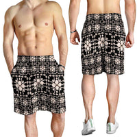 Aloha Hawaii Shell Quilt Shorts for Men Seamless Style - Polynesian Pride