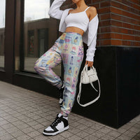 Aloha Summer Posters Grunge Textures Jogger Pants