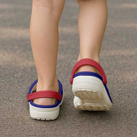 American Samoa Clogs Shoes Heritage Palette Flag-Inspired LT01 - Polynesian Pride