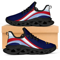 American Samoa Clunky Sneakers Flag-Inspired Curve Style LT05 Navy - Polynesian Pride