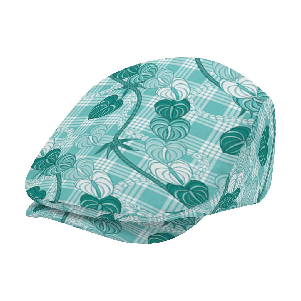 Anthurium Pikake Ti Leaf Palaka Jeff Hat Turquoise Version