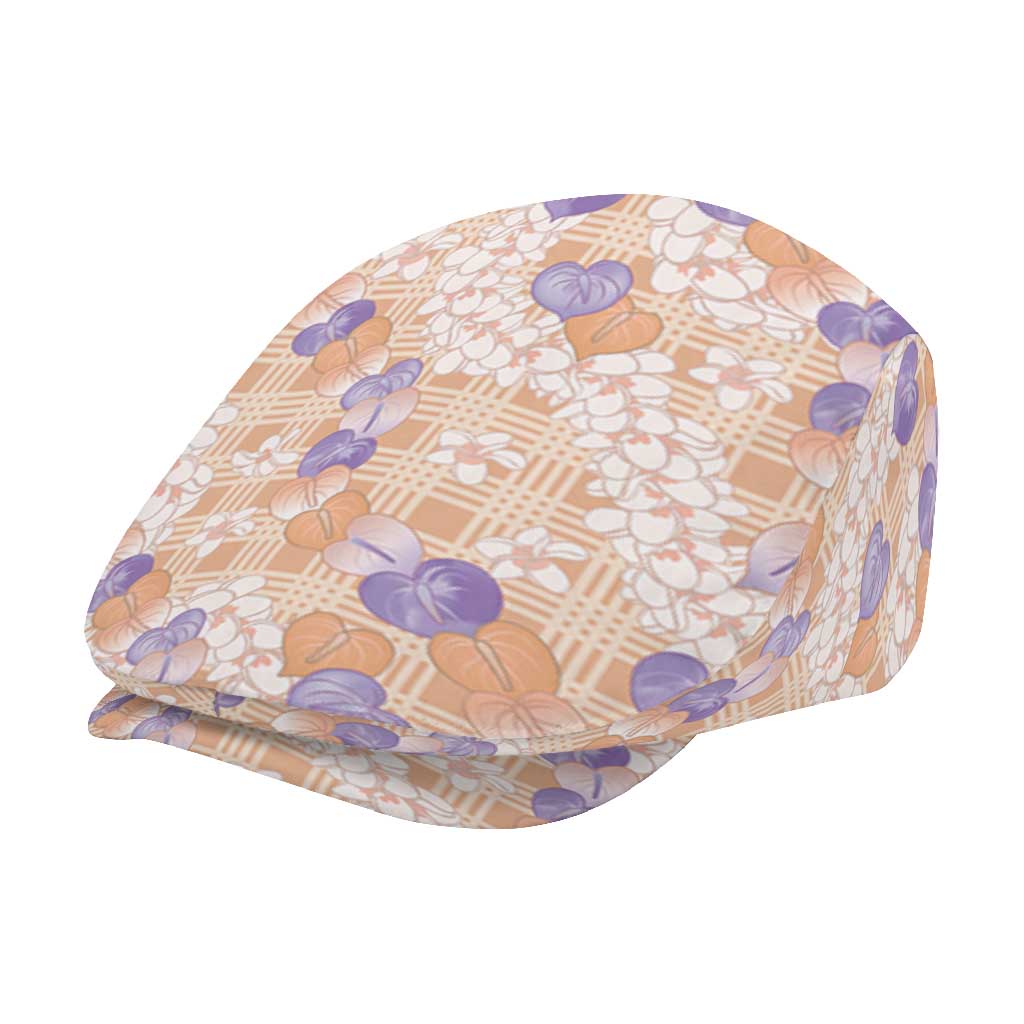 Anthurium Plumeria Lei Pastel Jeff Hat Orange Hawaiian Splendid Palaka