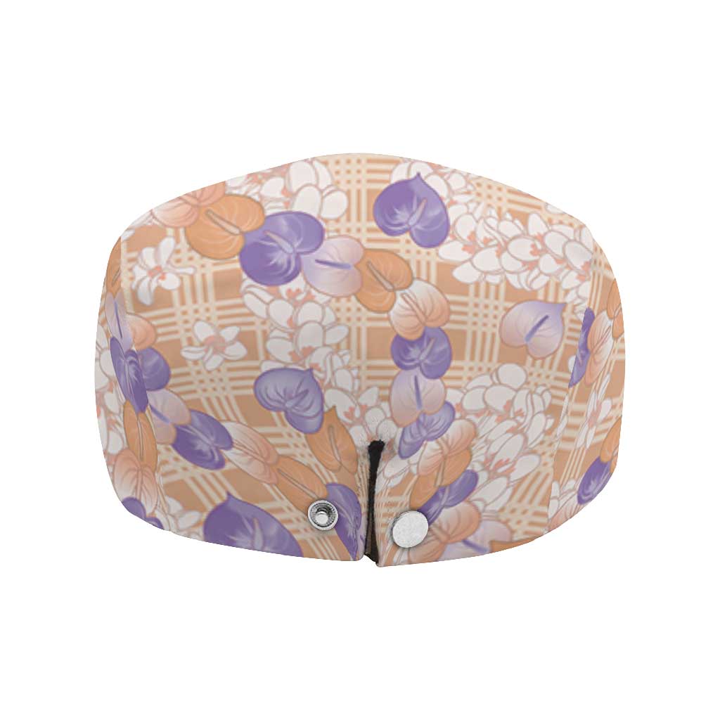 Anthurium Plumeria Lei Pastel Jeff Hat Orange Hawaiian Splendid Palaka