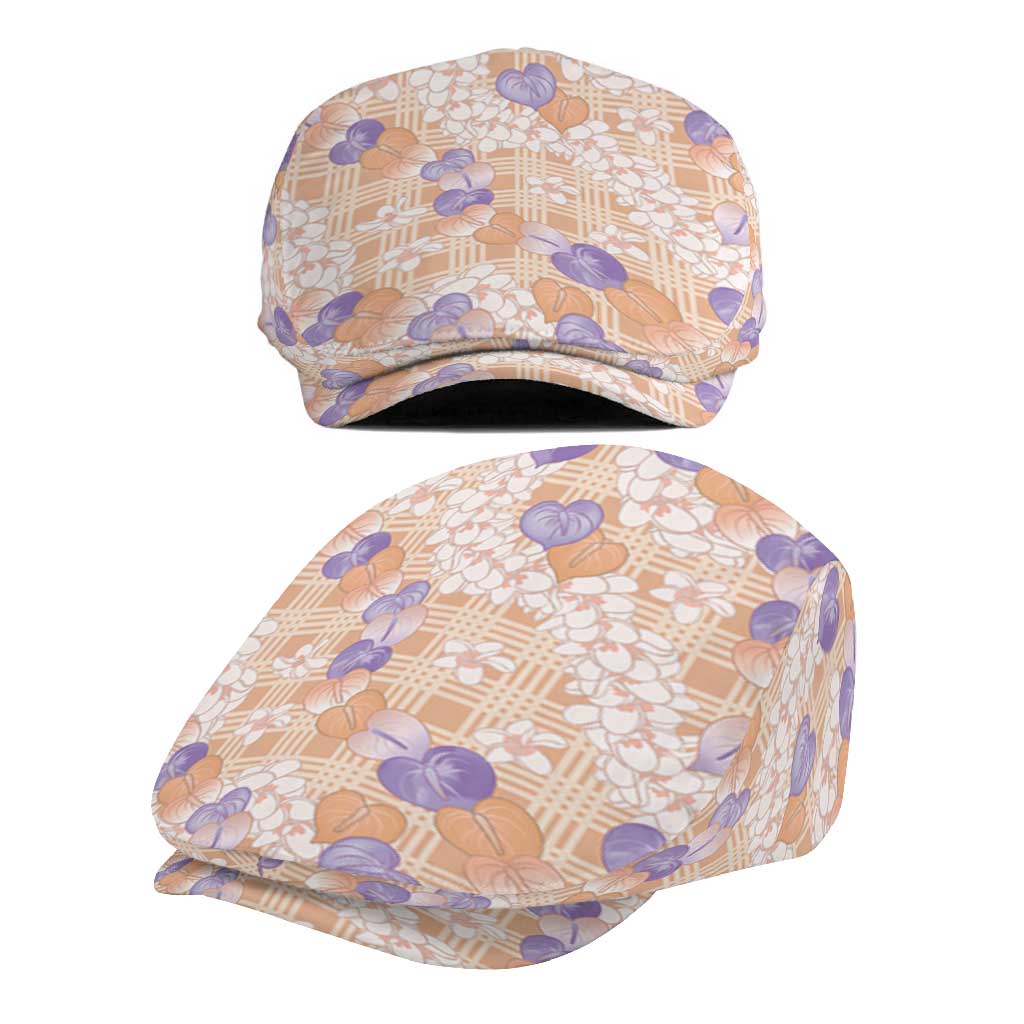 Anthurium Plumeria Lei Pastel Jeff Hat Orange Hawaiian Splendid Palaka