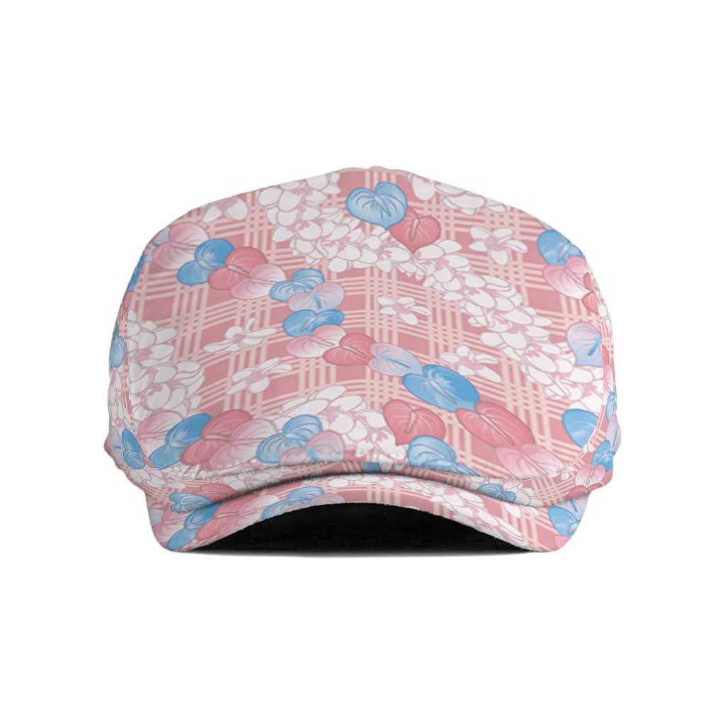 Anthurium Plumeria Lei Pastel Jeff Hat Pink Hawaiian Splendid Palaka