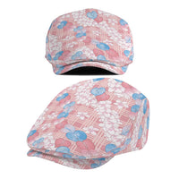 Anthurium Plumeria Lei Pastel Jeff Hat Pink Hawaiian Splendid Palaka