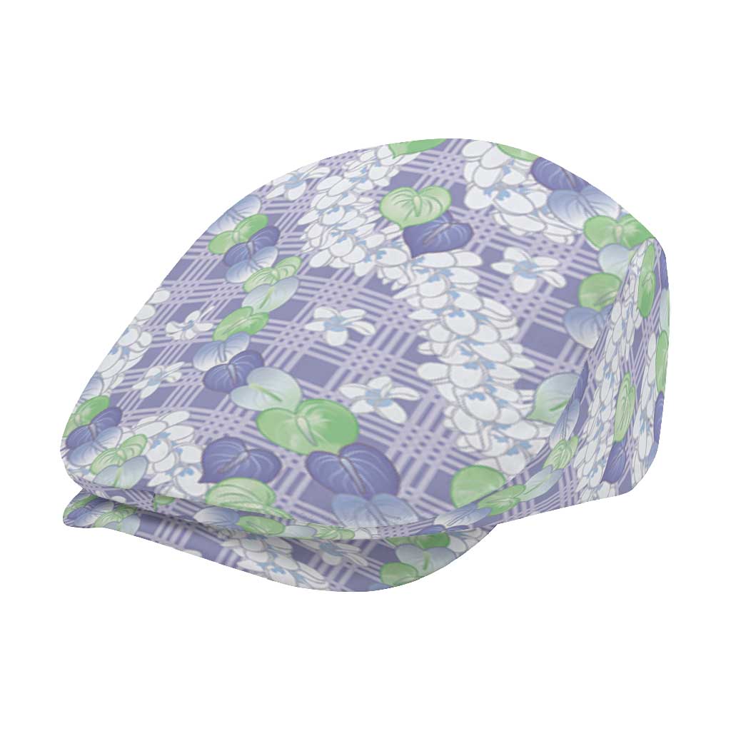 Anthurium Plumeria Lei Pastel Jeff Hat Purple Hawaiian Splendid Palaka