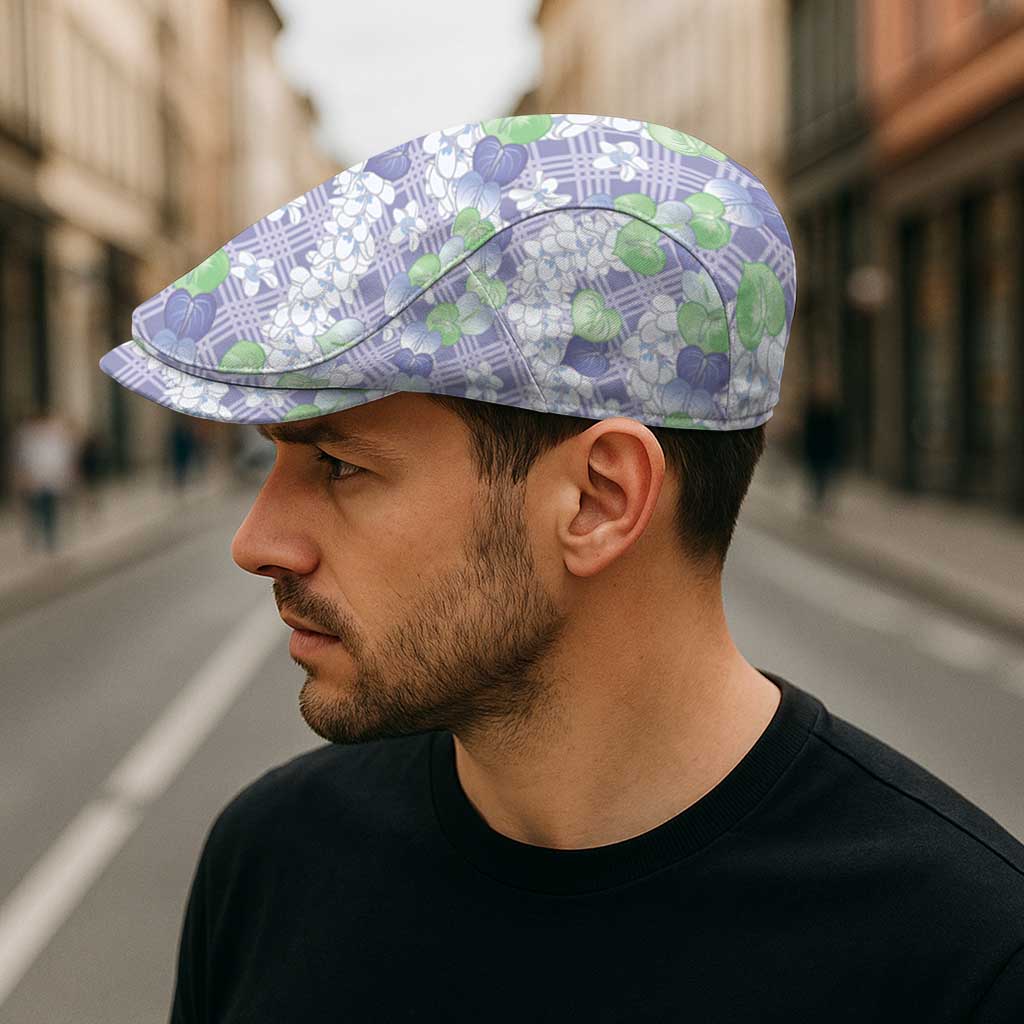 Anthurium Plumeria Lei Pastel Jeff Hat Purple Hawaiian Splendid Palaka