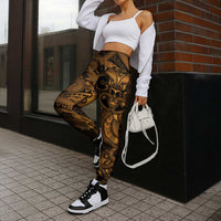 Aotearoa Maori Hei Tiki Jogger Pants Koura Kowhaiwhai Puhoro Motif
