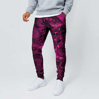 Aotearoa Maori Hei Tiki Jogger Pants Mawhero Kowhaiwhai Puhoro Motif LT9 - Polynesian Pride