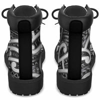 Aotearoa Maori Kowhaiwhai All Season Boots Kiwikiwi Puhoro and Patiki
