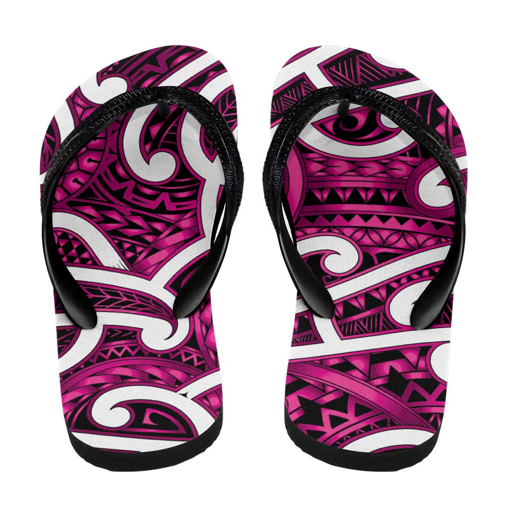 Aotearoa Maori Kowhaiwhai Flip Flops Mawhero Puhoro and Patiki