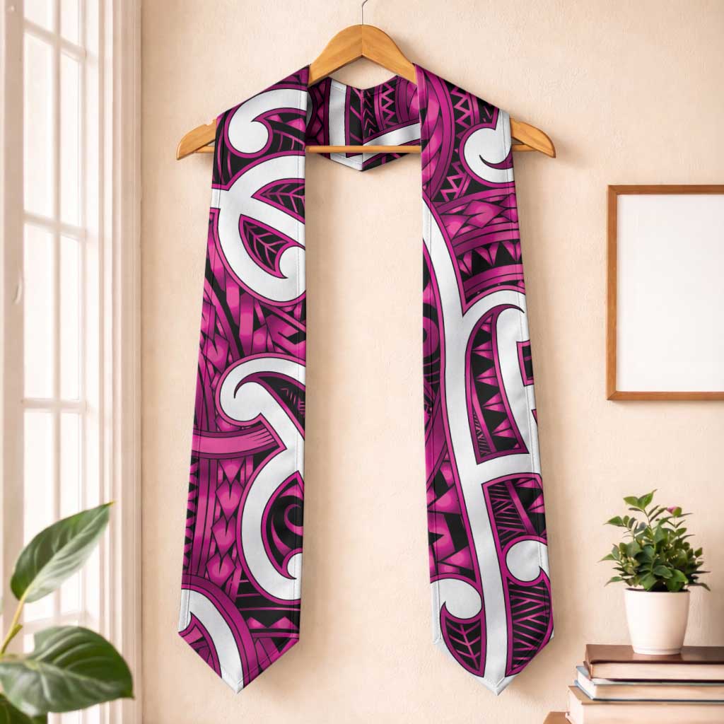 Aotearoa Maori Kowhaiwhai Graduation Stole Mawhero Puhoro and Patiki