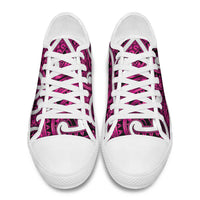 Aotearoa Maori Kowhaiwhai Low Top Shoes Mawhero Puhoro and Patiki LT9 - Polynesian Pride