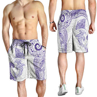 Aotearoa Māori Sea Animals – Men's Shorts – Manta Ray & Shark Moko Pattern LT03 - Polynesian Pride