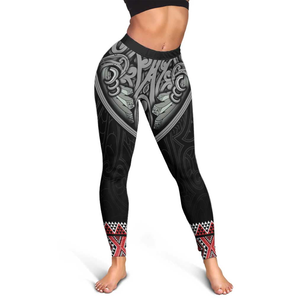 Aotearoa Toitu Te Tiriti Waitangi Leggings Proud To Be Maori LT01 - Polynesian Pride