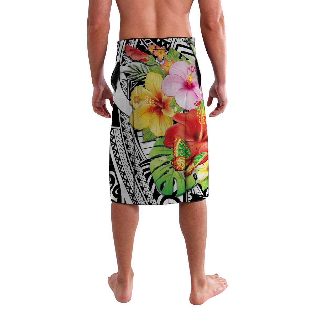 Hawaii Hibiscus Kanaka Polynesia Lavalava LT2 - Polynesian Pride LLC