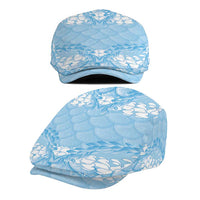 Baby Blue Mermaid Puakenikeni Maile Lei Jeff Hat LT01 - Polynesian Pride