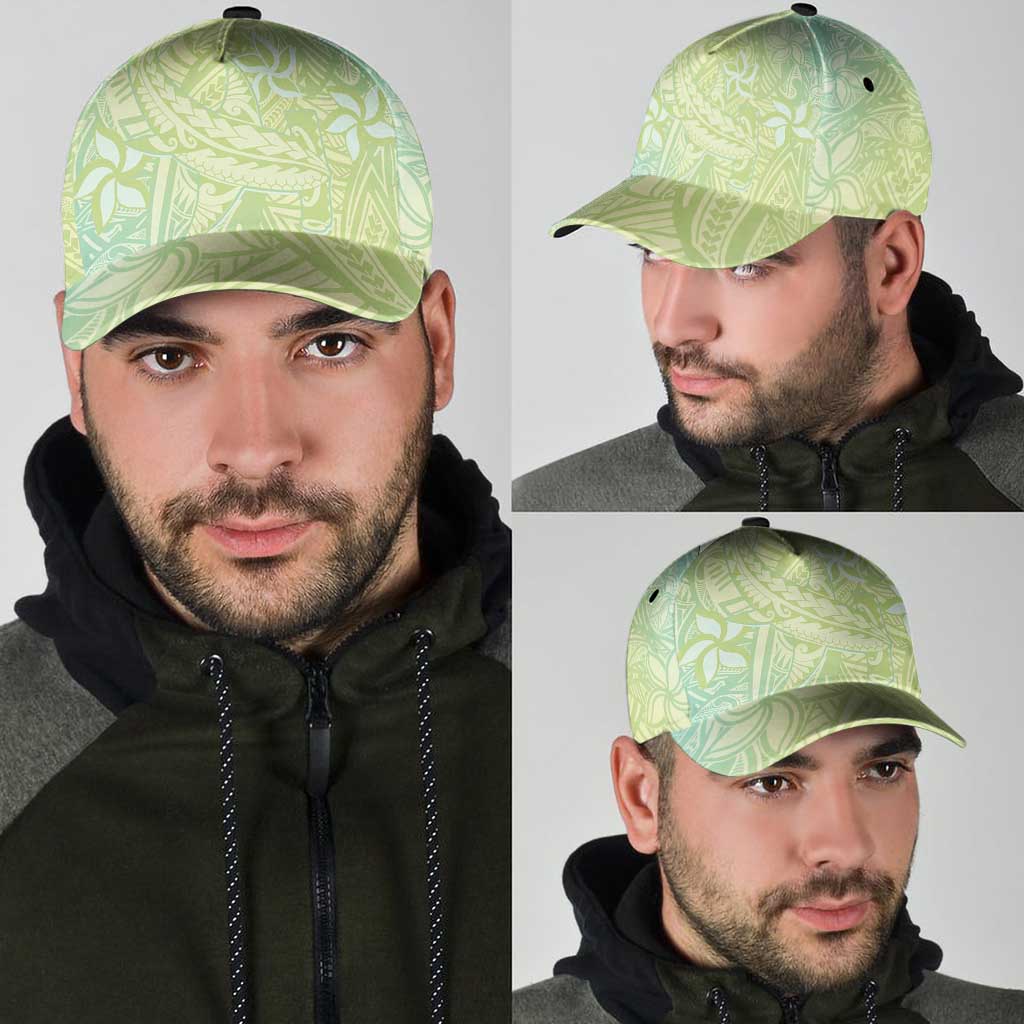 Baby Green Gradient Polynesia Classic Cap Hawaiian Tribal Hammerhead Shark Tattoo LT14