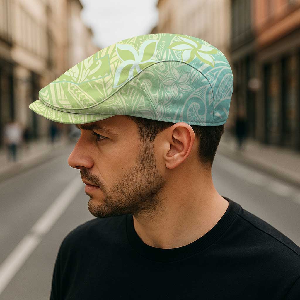 Baby Green Gradient Polynesia Jeff Hat Hawaiian Tribal Hammerhead Shark Tattoo - Polynesian Pride