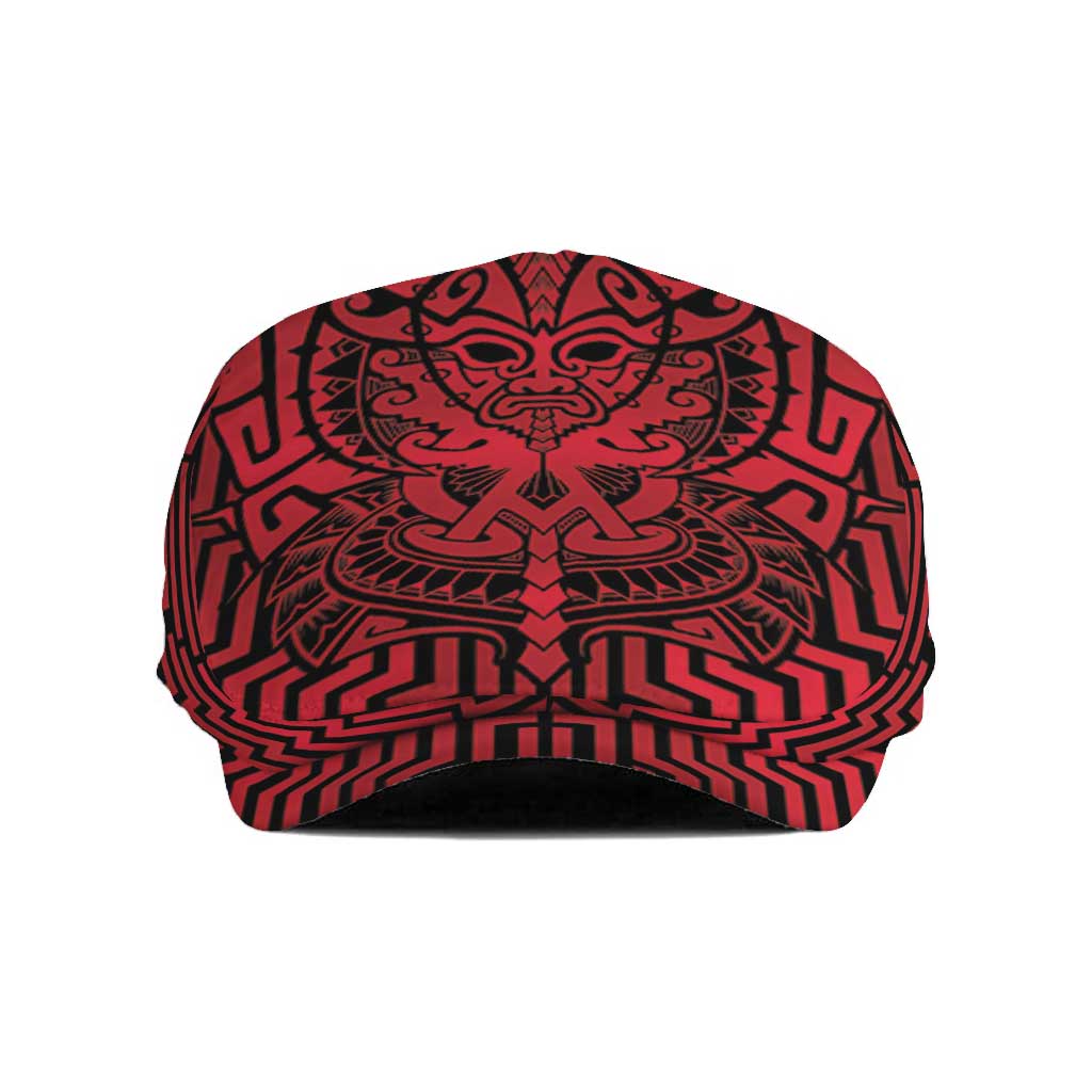 Basketball New Zealand Jeff Hat Red Maori Ta Moko Indigenous - Polynesian Pride
